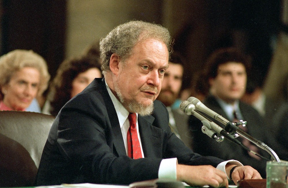 Image: 1987 Robert Bork nomination hearing