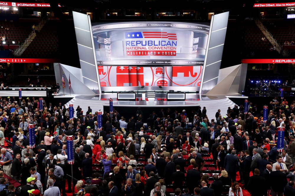 Image: The Republican National Convention stage