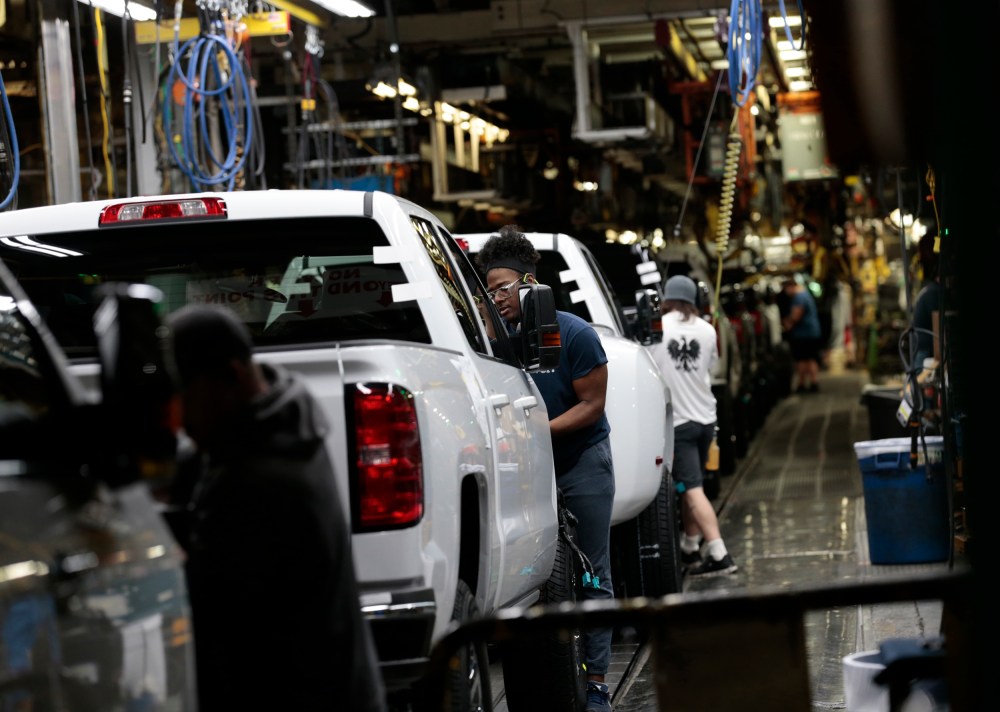 Image: GM assembly line