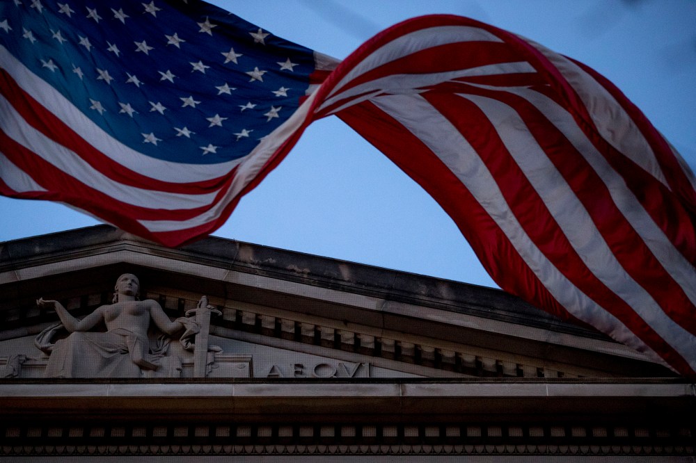 Image: American Flag, Justice Deptarment