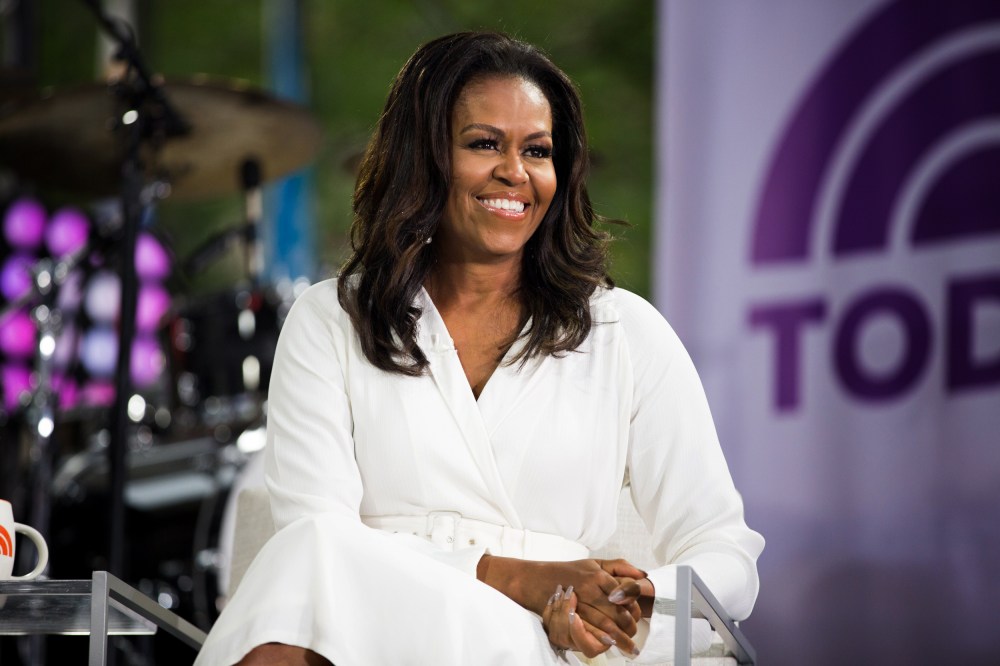 Image: Michelle Obama appears on NBC's "TODAY" show in New York on Oct. 11, 2018.