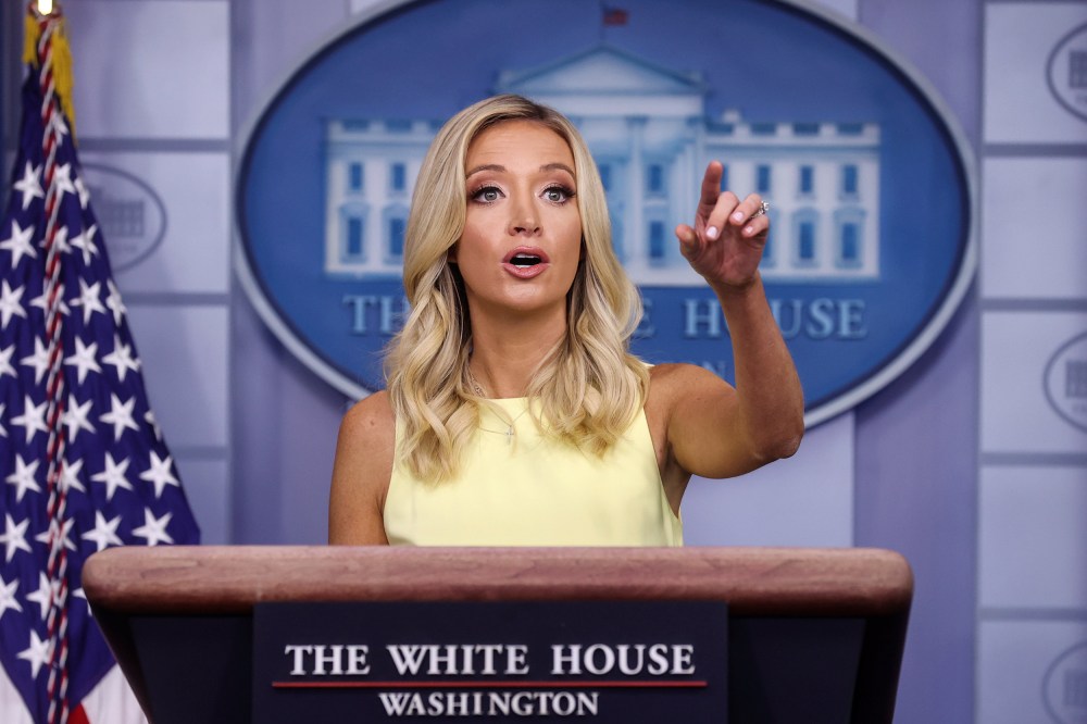 Image: White House Press Secretary McEnany holds daily briefing at the White House in Washington