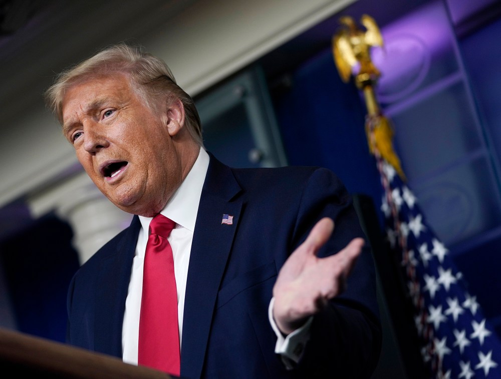 Image: President Trump Holds Briefing At White House