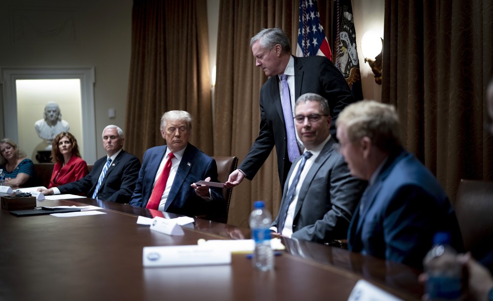 Image: President Trump Meets With US Tech Workers And Signs Executive Order On Hiring American
