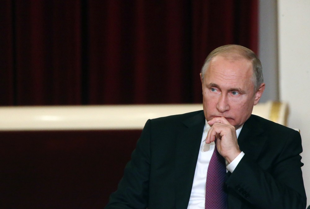 Image: Russian President Vladimir Putin visits Saint Petersburg