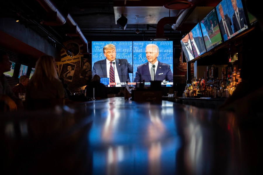 Image: Americans Across The Nation Watch First Presidential Debate