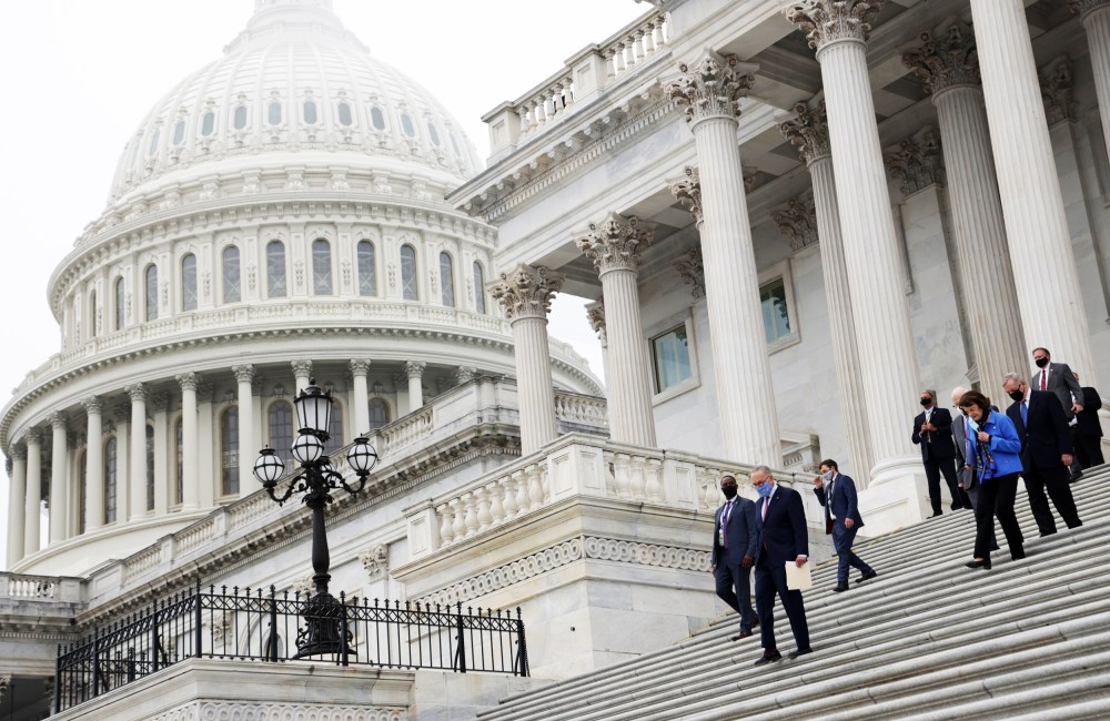 Image: Democrats Hold Press Conferences Pushing Back On Amy Coney Barrett's Confirmation Process