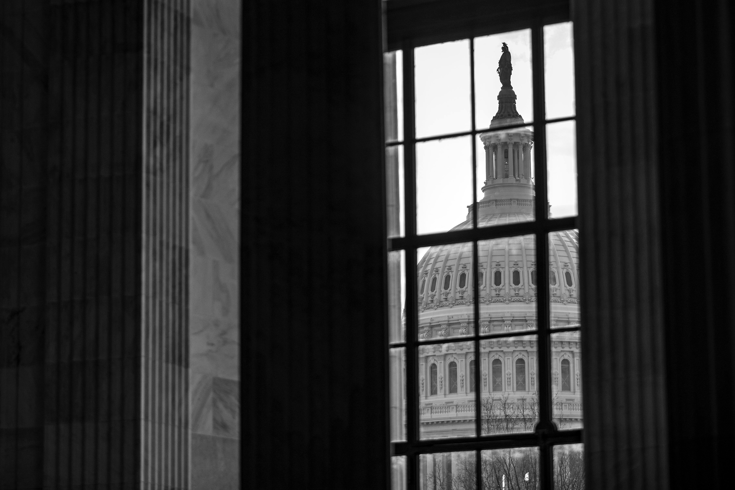 Image: Lawmakers Continue Work On Coronavirus Relief Deal And Omnibus Spending Package