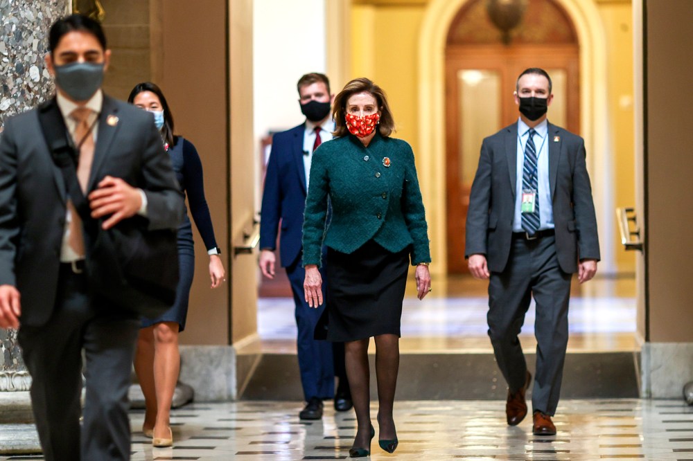 Image: House Members Meet To Consider Increasing Covid-19 Stimulus Payments After President Trump Signs Relief Bill