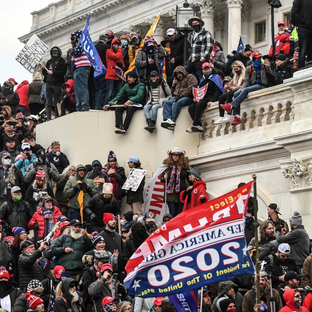 Image: Trump supporters protest during a Stop the Steal rally at the U.S. Capitol