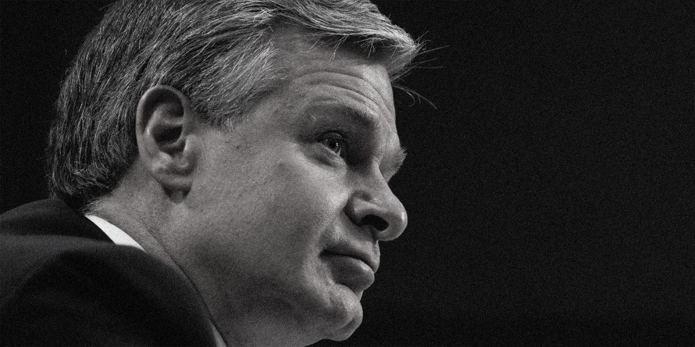 Image: FBI Director Christopher Wray testifies before the Senate Judiciary Committee.