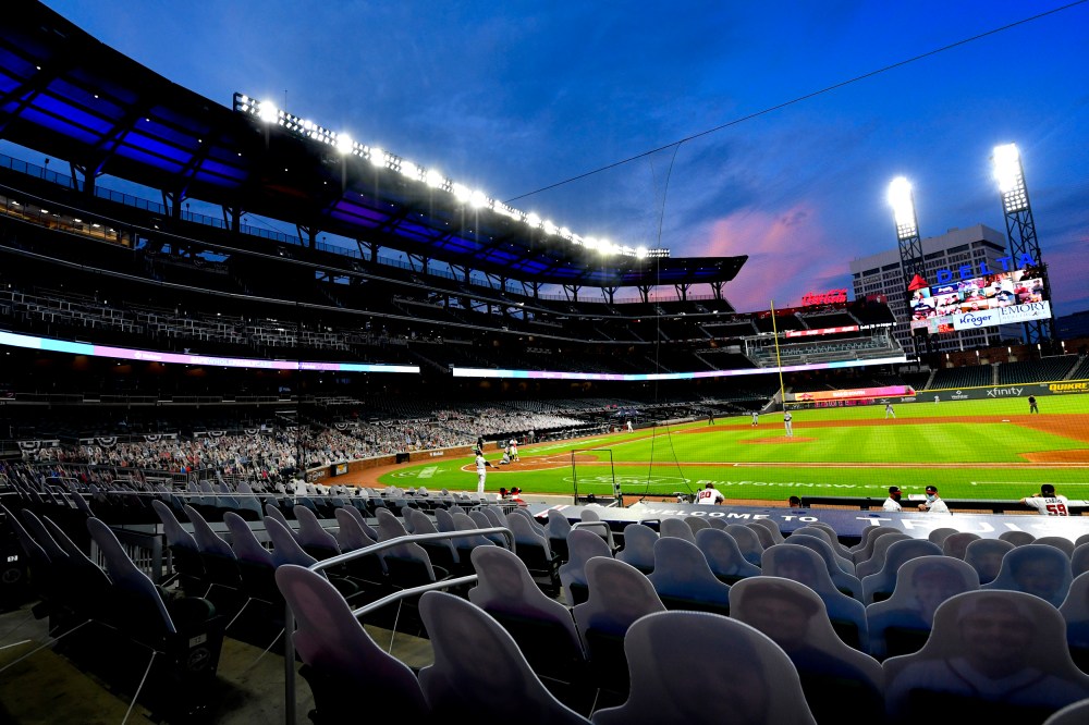 Image: Truist Park, the home of the Atlanta Braves, on July 30, 2020.