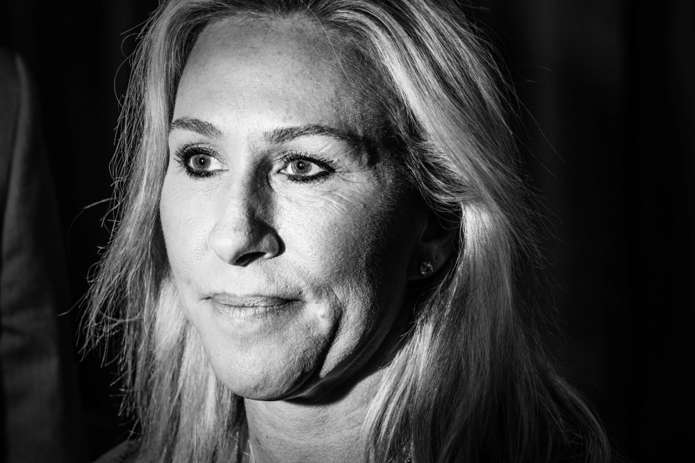 Image: Rep. Marjorie Taylor Greene, R-Ga., in Orlando, Fla., in 2021.