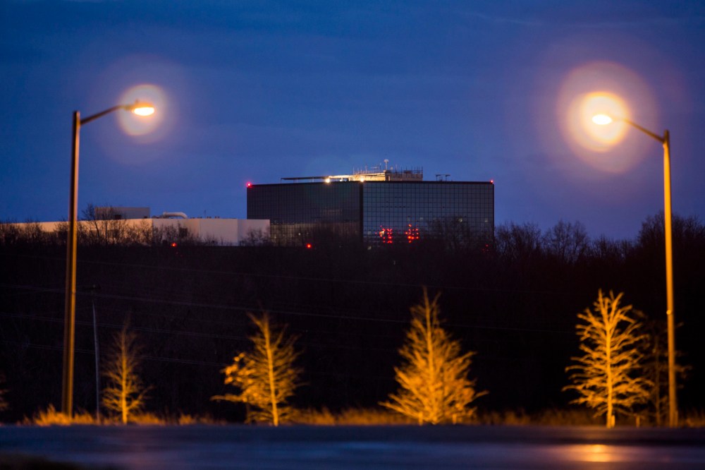 The NSA headquarters in Fort Meade, Maryland, Dec. 22, 2013.