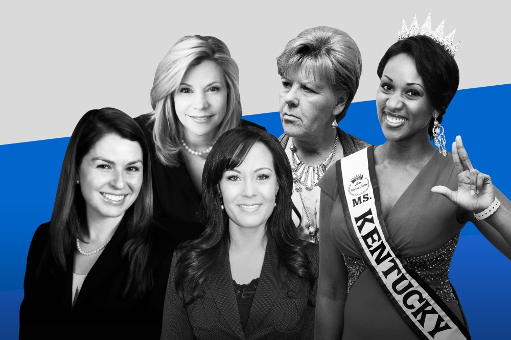 Elisabeth Jensen, (2nd L) is running for U.S. Congress for Kentucky's 6th District. Rita Smart (2nd R) already represents Kentucky's 81st District in the State House. Audrey Haydon (L), Jacqueline Coleman (C) and Ashley Miler (R) are running for state Hou