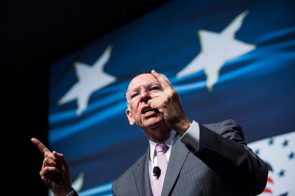 Rafael Cruz, father of U.S. Senator Ted Cruz, speaks during the Faith and Freedom Coalition's "Road to Majority" conference in Washington, Friday, June 20, 2014.