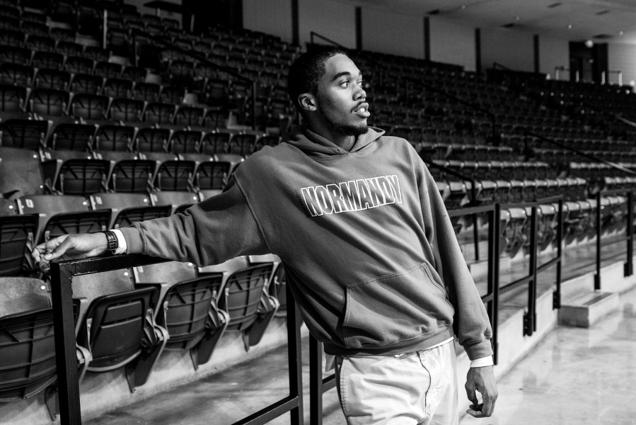 Romalus Tabb, 17, a senior at Normandy High School and a member of the school's basketball team, said the schools athletics have suffered since a number of athletes have transferred to other schools following a ruling that allowed students from failing sc