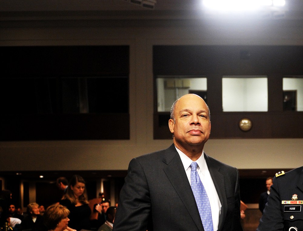 Jeh Johnson at the Dirksen Senate Office Building on Capitol Hill in Washington, DC.