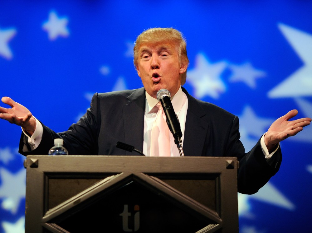 Donald Trump Speaks To GOP Women's Groups