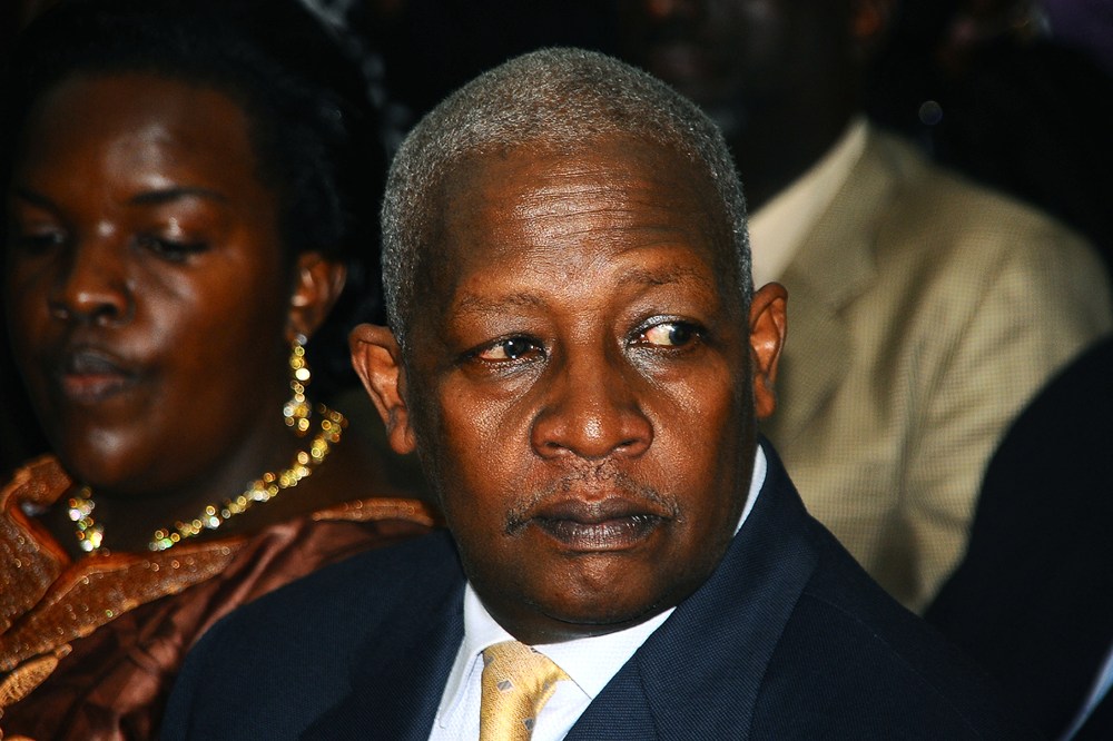 Ugandan Minister Sam Kutesa sits at the anti-corruption court in Kampala, October 13, 2011.