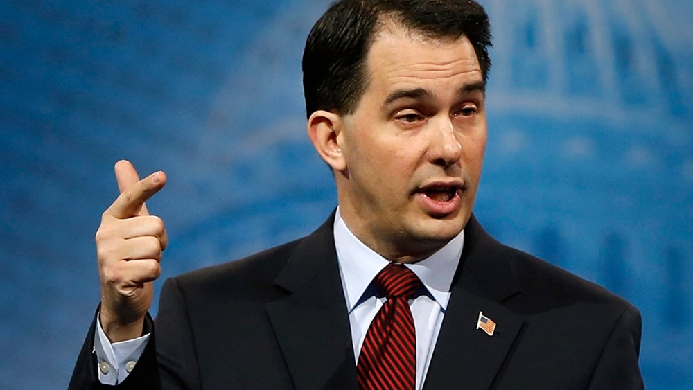 Image: Walker delivers remarks at the Conservative Political Action Conference in National Harbor, Maryland