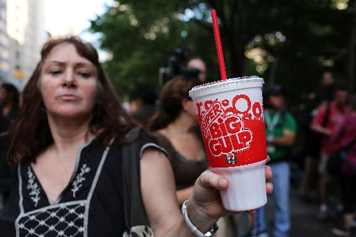 FILE - MARCH 11, 2013: It was reported that a state judge has blocked New York City from moving forward with Mayor Bloomberg's large sugary drink ban which would go in effect March 11, 2013.   (Photo by Spencer Platt/Getty Images)