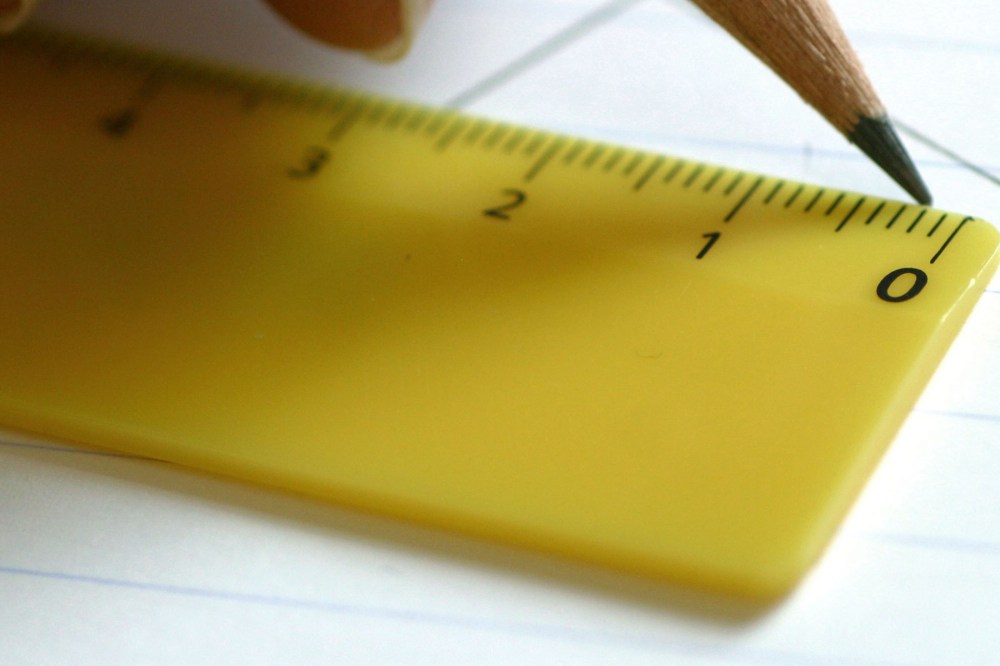 A ruler.