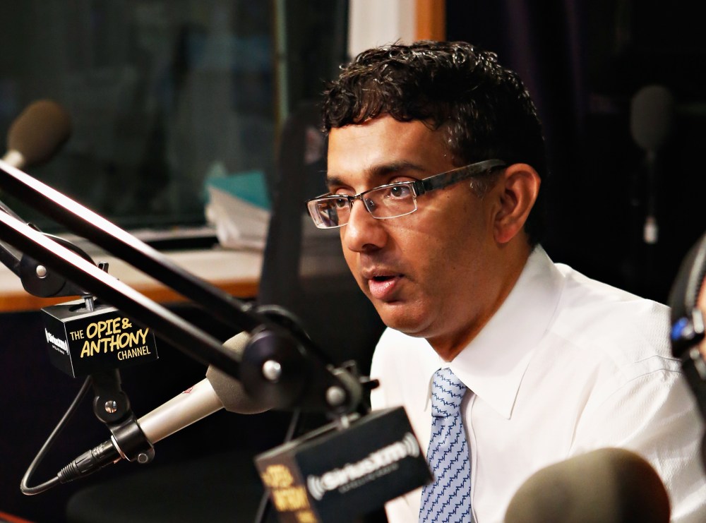 Author Dinesh D'Souza visits 'The Opie & Anthony Show' at the SiriusXM Studio on September 27, 2012.