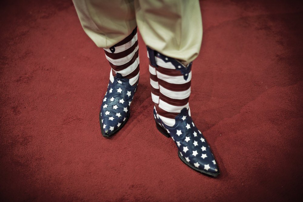 Delegate at the Republican National Convention at the Tampa Bay Times Forum on August 30, 2012 in Tampa, Fl.