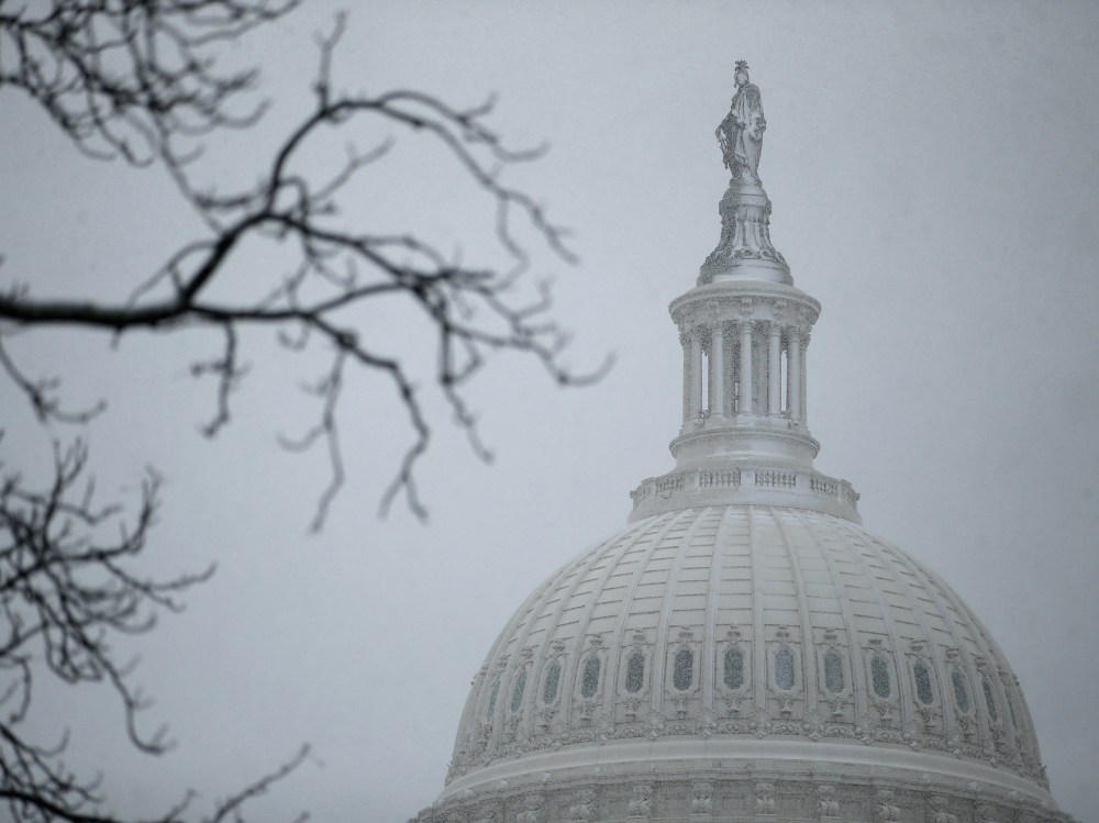 Late Winter Snowstorm Hits Washington DC