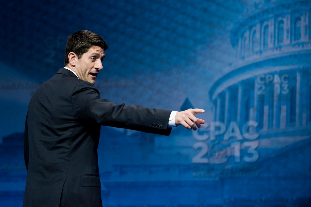 Rep. Paul Ryan speaks at the 2013 Conservative Political Action Conference, March 15, 2013.