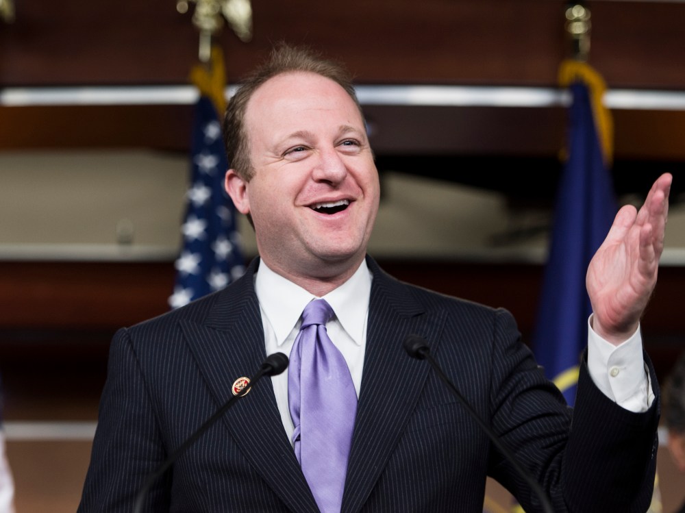 Rep. Jared Polis, D-Colo., speaks during the news conference on the New Democrat Coalition Immigration Task Force's release of "immigration reform principles" on Thursday, April 11, 2013. (Photo By Bill Clark/CQ Roll Call)