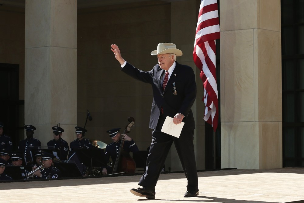 Former U.S. Vice President Dick Cheney attends the opening ceremony of the George W. Bush Presidential Center April 25, 2013 in Dallas, Texas. (Photo by Alex Wong/Getty)