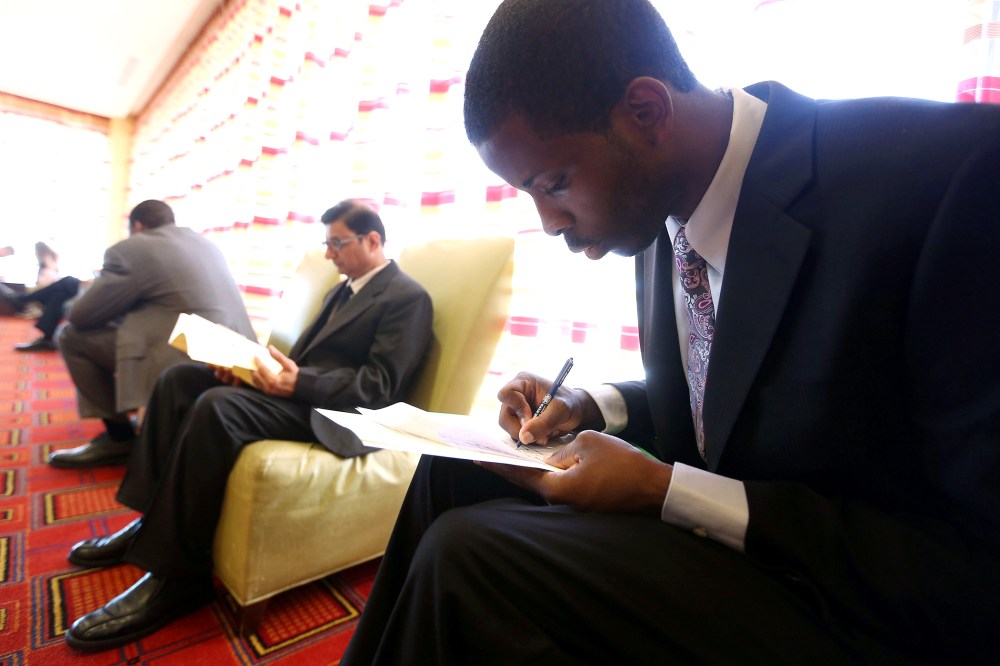 Job Seekers Attend Long Island Job Fair