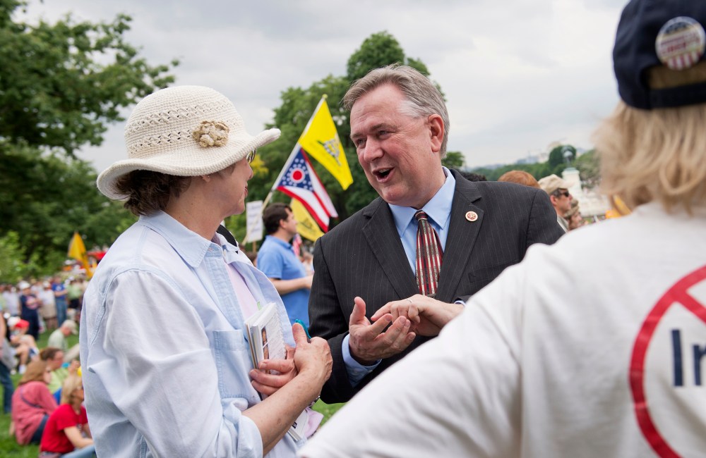Rep. Steve Stockman, R-Texas, at a Tea Party Patriots rally in Washington D.C on June 19, 2013