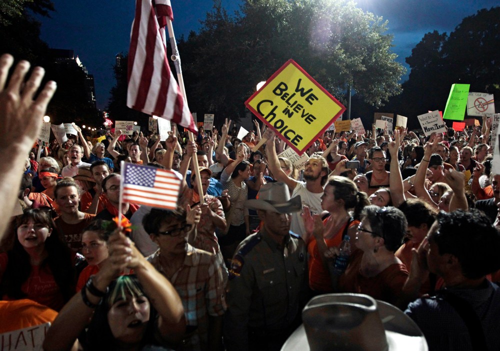 Pro-Life And Pro-Choice Supporters Rally At Texas Capitol