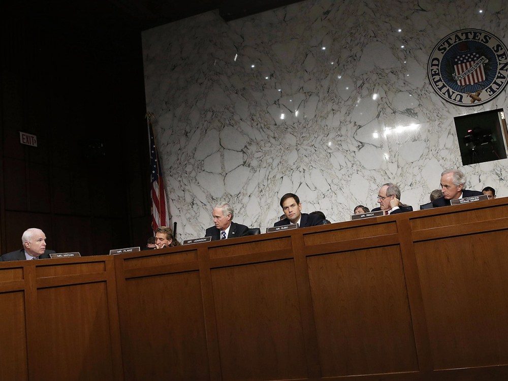 Senate Foreign Relations Cmte Holds Business Meeting On Use Of Force In Syria