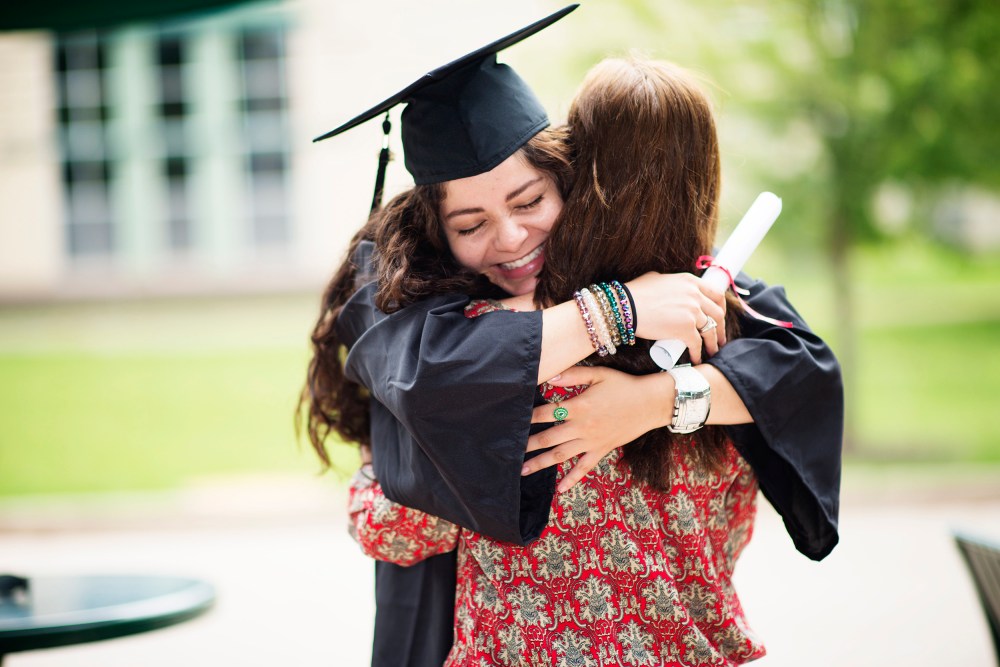 Image: Female college graduate