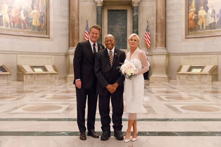 Joe Scarborough and Mika Brzezinski were married at the National Archives in Washington.