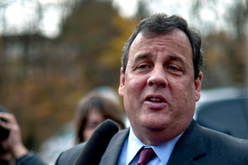 Gov. Chris Christie Casts His Vote In New Jersey's Gubernatorial Election