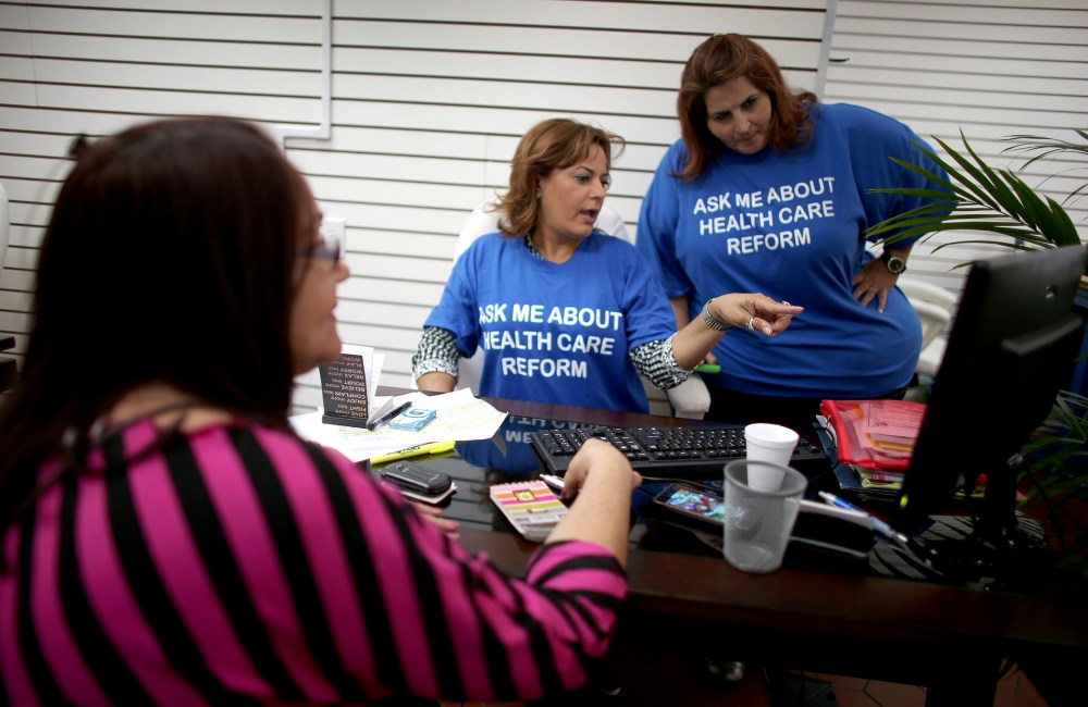 Insurance Agents Aid In Signing People Up For Affordable Health Care Act Coverage