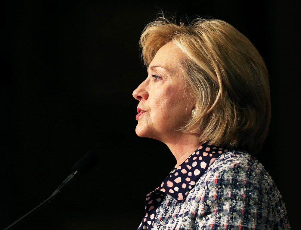 Former Secretary of State Hillary Clinton speaks at Georgetown University, Nov. 15, 2013.