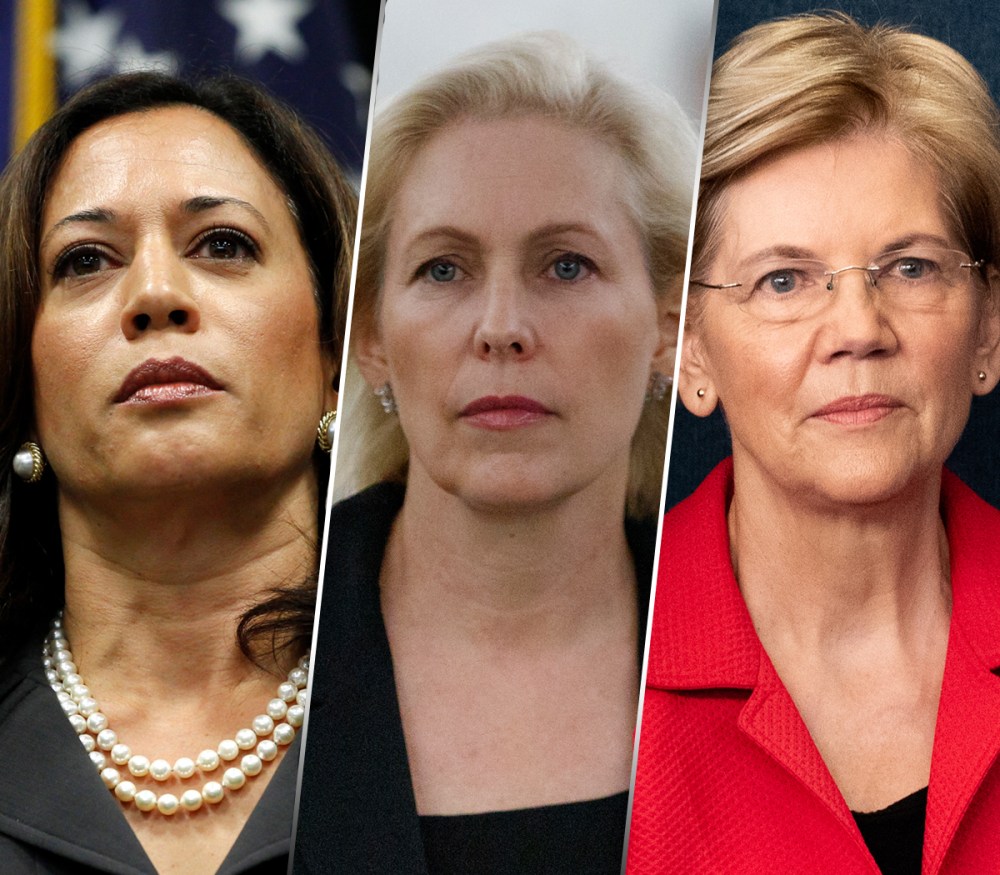 Image: Kamala Harris Kirsten Gillibrand Elizabeth Warren