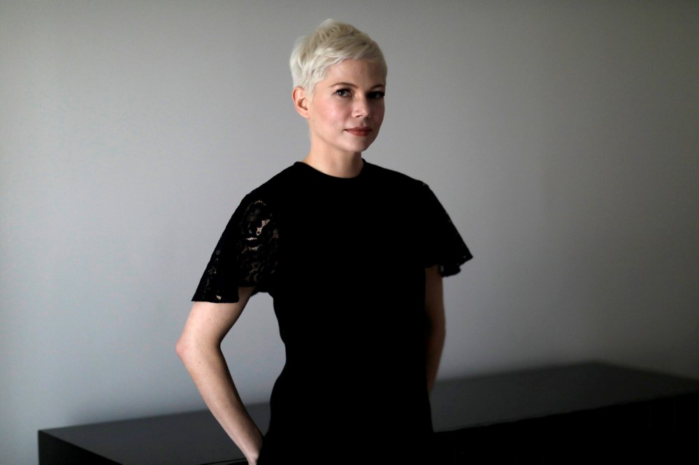 Image: Michelle Williams poses for a portrait in Los Angeles on Dec. 16, 2017.