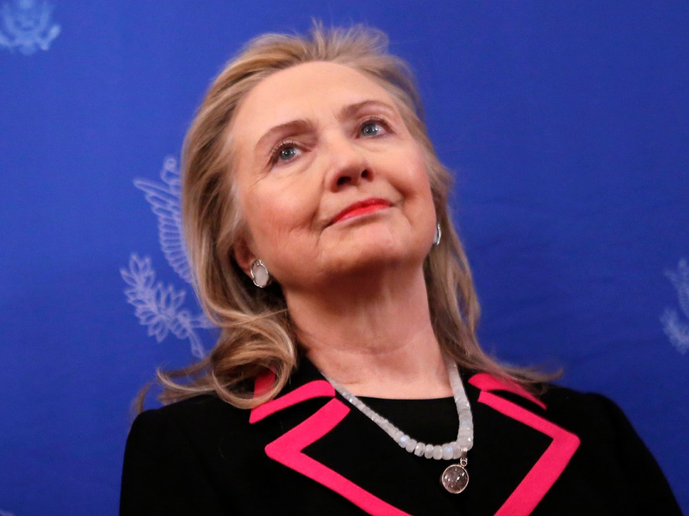 Hillary Clinton was originally asked to appear on the Sunday talk shows to talk about Benghazi. (Photo by Kevin Lamarque/REUTERS)