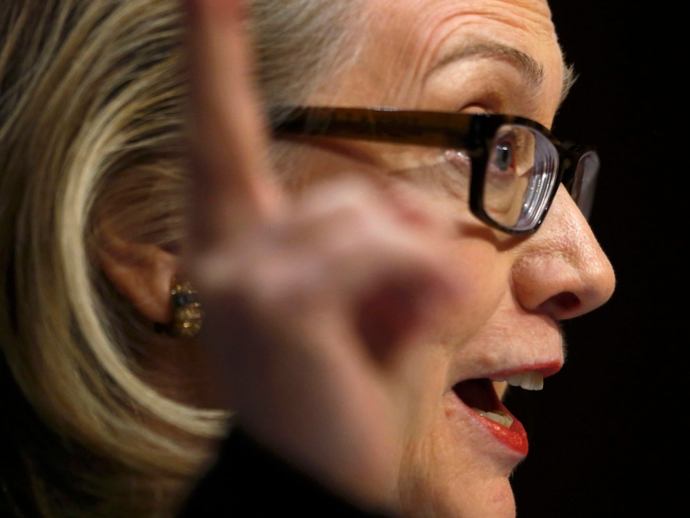 U.S. Secretary of State Hillary Clinton testifies on the September attacks on U.S. diplomatic sites in Benghazi, Libya, during a Senate Foreign Relations Committee hearing on Capitol Hill in Washington January 23, 2013. (Photo by Jason Reed/Reuters)