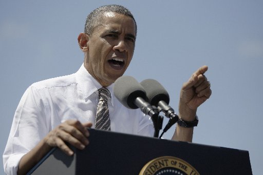 U.S. President Barack Obama delivers remarks on infrastructure investment at PortMiami in Florida March 29, 2013. (Photo by REUTERS)