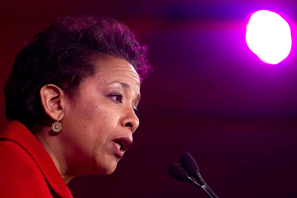 Brooklyn federal prosecutor Loretta Lynch speaks during the Brennan Center's annual awards dinner in New York, N.Y. on Nov. 18, 2014. (Photo by Carlo Allegri/Reuters)