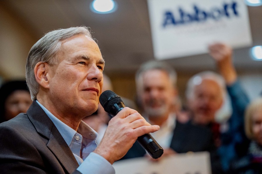 Texas Governor Abbott Campaigns For Reelection In Houston
