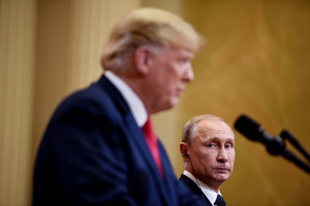 President Donald Trump and Russian President Vladimir Putin